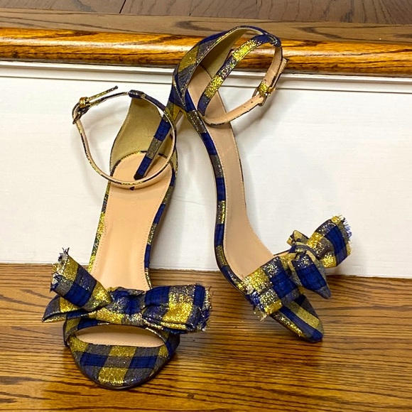 J. Crew Shoes - J. Crew Party Heels with Bow detail, size 7